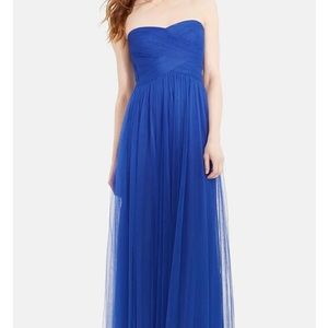 EUC - Lauren Ralph Lauren Strapless Tulle Gown